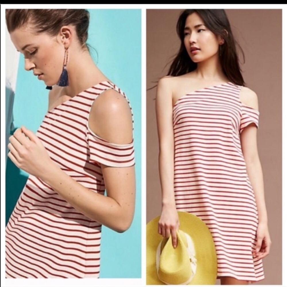 Striped mini dress